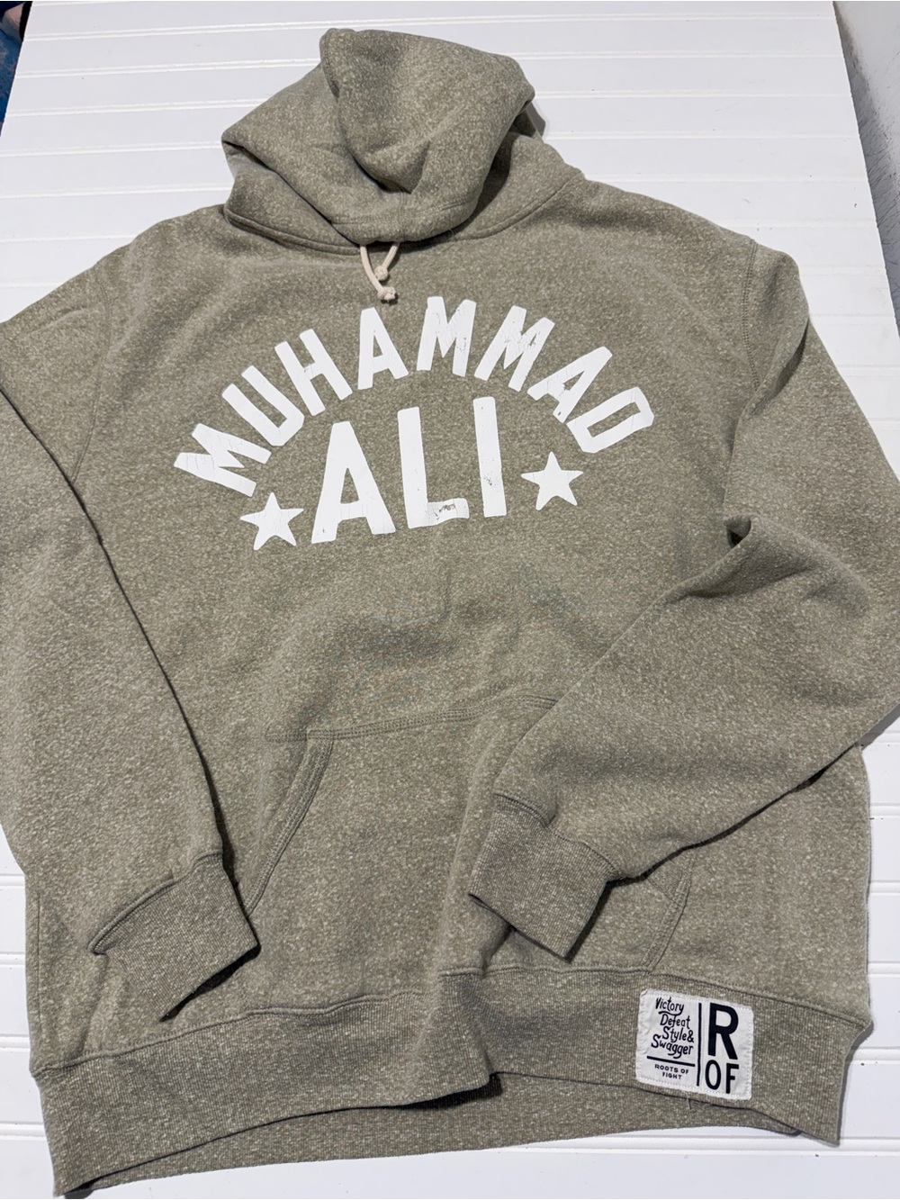 Roots Of Fight Pullover Hoodie” Float Like A Butterfly - size XL